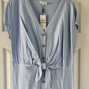 CALVIN KLEIN Cute Summer Lt. Denim Long Dress